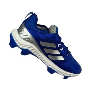 Adidas PureHustle Royal Blue White Softball Cleats Women's Size 5 (FV9044)